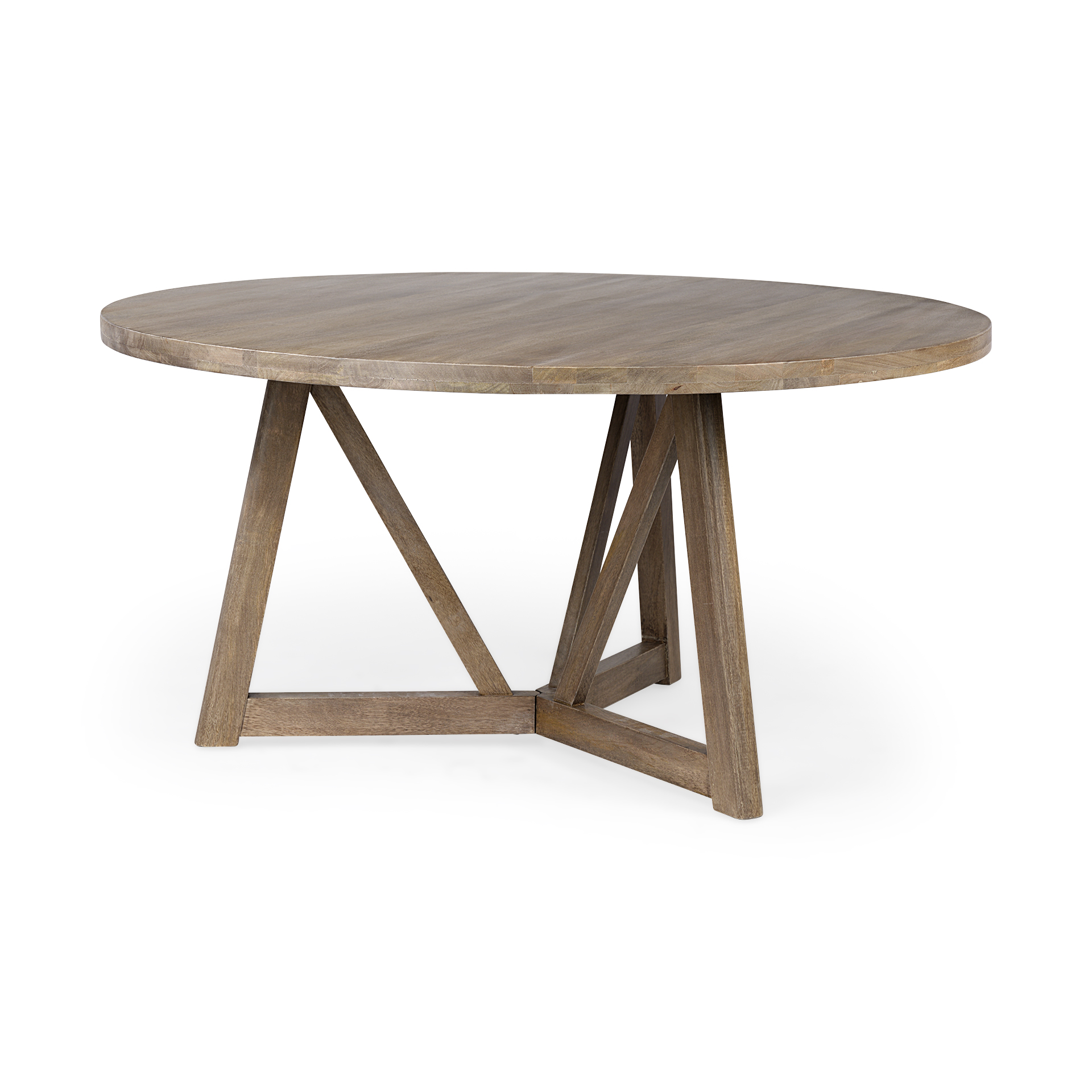 Mango Wood Round Dining Table The Natural Home Furniture The Blind